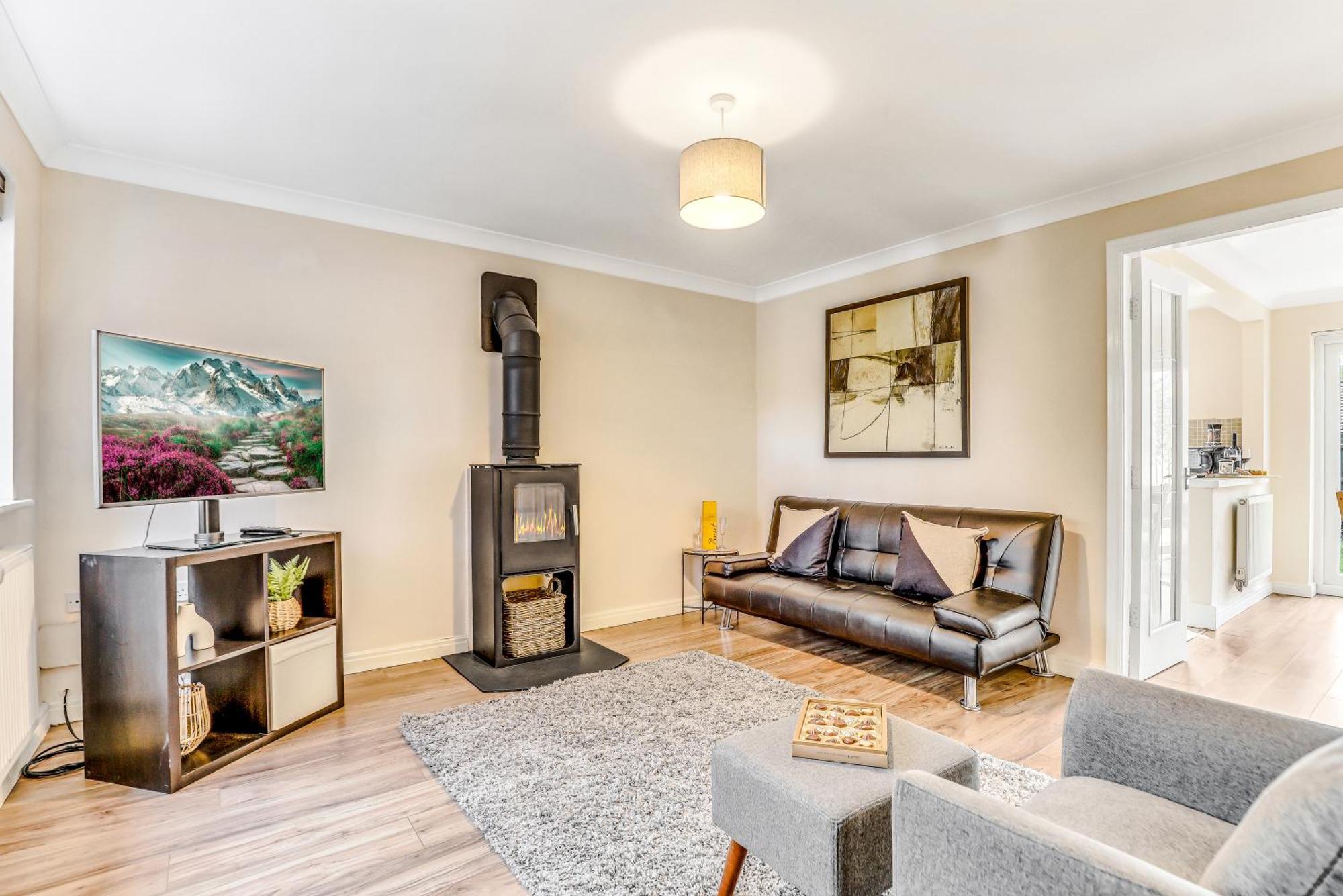 Silver Stag Properties, 3 Bedroom W Parking And Garden Smisby Buitenkant foto