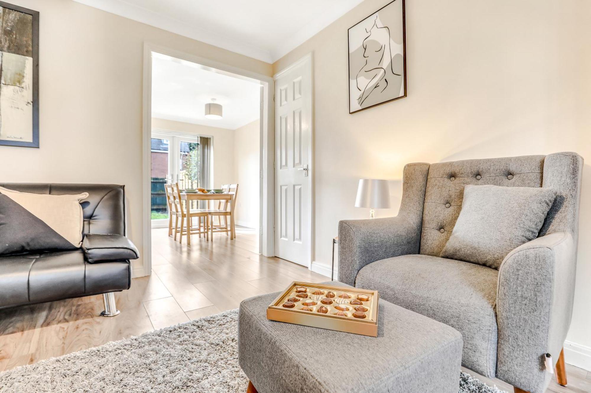 Silver Stag Properties, 3 Bedroom W Parking And Garden Smisby Buitenkant foto